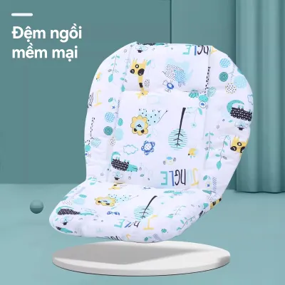 Ghế ăn xích đu B2 MiniBear 2in1 – Gấp gọn thông minh tập ngồi nằm linh hoạt khung chắc chắn đệm êm dễ lau chùi