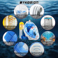 BYKOSION Easy Breathing Diving Mask Full Face Snorkeling Set Swimming Goggles For Adults Kids. 