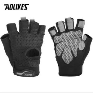 Găng tay nửa ngón tập Gym Găng tập tạ Aolikes AL113 - Chống Trơn Trượt Bao Tay-nanashop