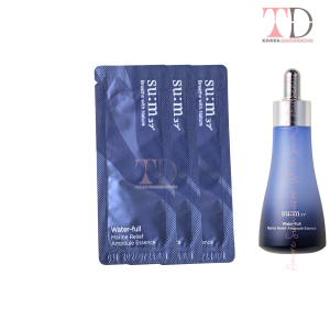 10 gói x 1ml Tinh chất Sum37 xanh cấp nước và phục hồi da chuyên sâu Water full Marine Relief Ampoule Essence Su:m37