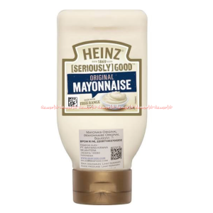 Heinz Seriously Good 295ml Original Spicy Mayonnaise Free Egg Mayonais Tanpa Telur Heins Original Dan Pedas