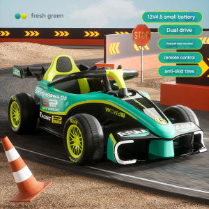 F1 Kart Childrens Electric Car Four-wheel Drift Remote Control Male and Female Toy Car Childrens