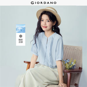 Giordano Women Women Shirt - Non-Elastic Free Shipping 05346496