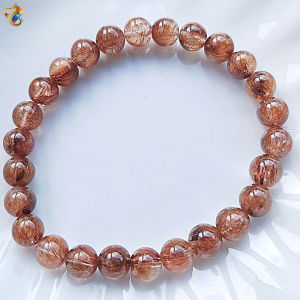Graduation Grade Red Bronze Rutile Bracelet