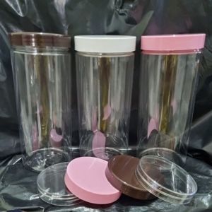 Toples Plastik Bening 1000 ml Toples Jajan Toples Dapur Cemilan COD - GT