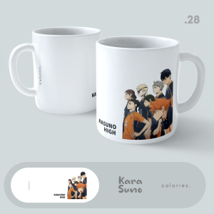 Mug Haikyu Karasuno Hinata Suga Sport anime Souvenir Kado Hampers Gelas #mgha