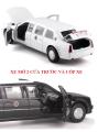 Xe mô hình ô tô Cadillac Presidential limousine tỉ lệ 1:32 bằng sắt xe mở được cửa có âm thanh và đèn. 