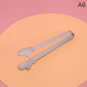 [Alex Do] Hot Sale Stainless Steel Mini Food Clips for Sugar Cubes Ice Cube Tweezers Cute Baking Pastry Cake Decoration Candy Dessert Clips