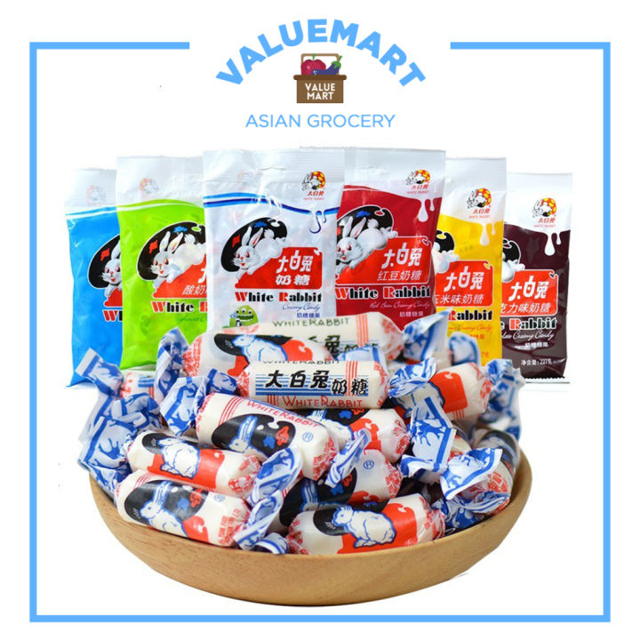 White Rabbit Creamy Milky Flavored Candy Edible Rice Paper Wrapper ...
