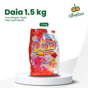Daia Deterjen Bubuk + Softener 1.5kg - Sabun Cuci Baju Wangi & Lembut