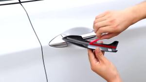 Ốp tay nắm cửa xe Hyundai i30 2012 2013 2014 2015 2016 bằng sợi carbon mạ crôm bộ trang trí nhãn dán phụ kiện