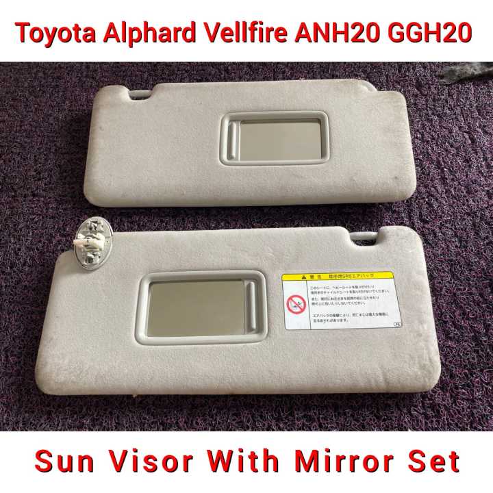 🇯🇵🇯🇵 Toyota Alphard Vellfire ANH20 GGH20 Sun Visor With Mirror Set ...