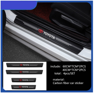 Sticker Pelindung Sill Plate Stiker Pelindung Pijakan Lantai Pintu Mobil