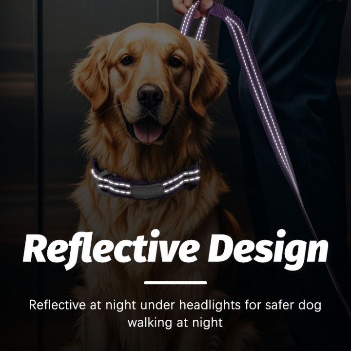 HamshMoc%20Dog%20Collar%20Leash%20Set%20Dual%20Function%20Two%20Handle%20Adjustable%20360%20Rotation%20Reflective%20-%20Image%206