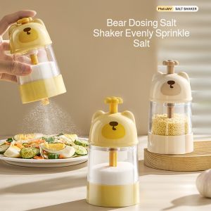 Spice Bottle Durable Quantity Spice Jar Transparent Easy to Take Fits the Hand Two Colors Portable