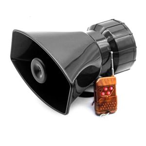 20W cảnh báo xe báo động xe 5/7 âm thanh lớn cảnh báo báo động Kit hệ thống mic-rô khẩn cấp còi báo cháy loa PA 120dB