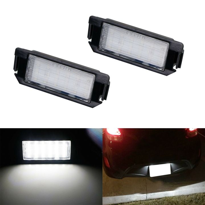 Car White 18-LED License Plate Light Number Light Replacement for