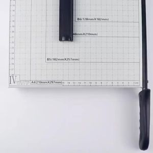 Stationery A4 Paper Card Document Steel Cutter Trimmer Household Supply Daily Use Practical Design Multi Purpose