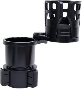 Car-mounted cup holder carbon brazing dimensional cup holder 360-degree rotation adjustable base