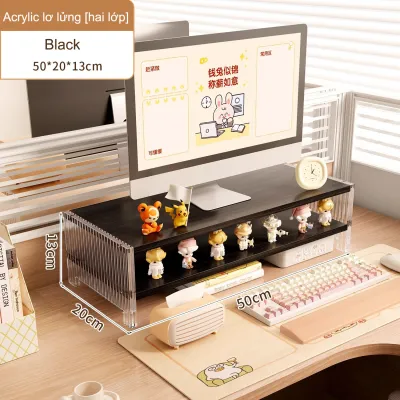 Kệ để máy tính Kệ Máy Tính Để Bàn Decor Bàn Làm Việc Cực Cool Chất Lượng Cao