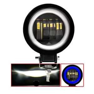 LAMPU TEMBAK DAYMAKER 4 CWL 12-80V 40WATT WORKLIGHT PLUS ANGEL EYES UNIVERSAL MOTOR MOBIL