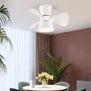 YJ Personality ceiling fan lamp bedroom silent dining room childrens room invisible integrated with fan ceiling fan lightsceiling fan with light chandelier ceiling sala ceiling fan with light remote control