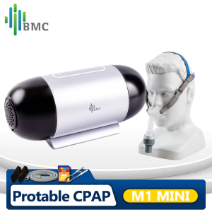 BMC M1 Mini Auto CPAP APAP Car Travel With Anhydrous Humidifying Auto Ramp Feature Pressure Adjusting Sensitivity 400g