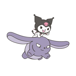 ตัวรีดติดเสื้อ  การ์ตูน SANRIO KUROMI & MY MELODY SET. 1  รีดง่ายติดได้ทุกเนื้อผ้า