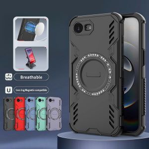 For iPhone 16e Case Magsafe Magnetic Wireless Charging Phone Cover For iPhone 16 e iPhone16e 2025 Shockproof Armor Funda