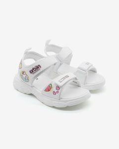 Sandal Bé Gái URBAN FOOTPRINT SD2702 Trắng Siêu Nhẹ Êm Chân Đồng Hành Cùng Bé