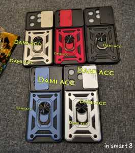case infinix smart 8 infinix hot 40i smart 8 pro smart 8 plus transformer case slide case robot armor case ring stand