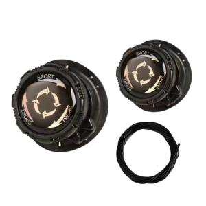 No Tie Shoelaces Rotating Shoe Buckle Quick Lock Shoestrings Metal Wire Swivel Automatic Buckle Rope with Strong Lock