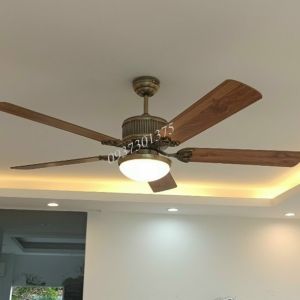 [ ẢNH+VIDE0 THẬT ]Quạt Trần Đèn Q-120 Sải Cánh 1m40 Động Cơ Lõi Đồng Công Xuất 120w_Đèn Led sáng 3 chế độ_Có Điều Khiển Từ Xa_Bảo Hành 2 N