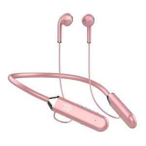 Neckband Headphones LED Digital Display Waterproof HiFi Stereo Noise-Canceling Fast Charge Earphones Pigfly