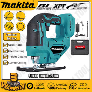 Brushless Cordless Jig Saw with Power Battery and Charger SetVariable Speed Electric Original Packaging JigSaw Tool