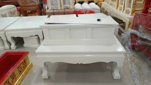 ชุดตู้อภิธรรมพร้อมโต๊ะรอง โต๊ะอถิธรรม ปิดทอง