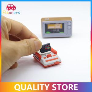 [Eleanor] 1 Piece 1 12 Dollhouse Simulation Miniature Nostalgic TV Game Console Model Living Room Scene Decoration Doll Accessories Toys