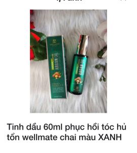 Tinh dầu phục hồi tóc WELLMATE 60ml TINH DẦU DƯỠNG TÓC giúp tóc bóng mượt chắc khỏe bồng bềnh