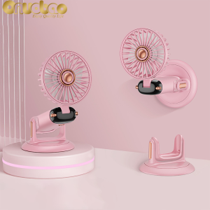 พัดลมพกพา พัดลมไร้สายแบบใช้แบตเตอรี่พร้อมขาตั้ง ใช้งานได้ 8 ชั่วโมง จอแสดงผลแบบดิจิทัล 5 ระดับความเร็ว ปรับได้ 90° พัดลมมินิแบบชาร์จไฟได้สำหรับกลางแจ้งและในร่ม