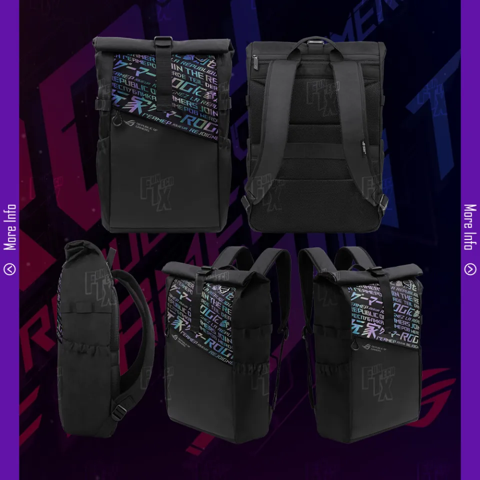 FunTechX Asus ROG Ranger Gaming Bag Laptop Backpack