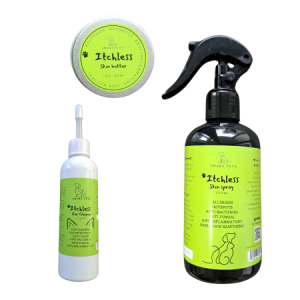 Allergy Protocol Trio - Skin Sanitiser Dog Allergies Dog Itch Skin Barrier Protection & Ear Cleaning Lick-Safe