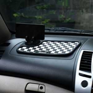 DRACCO tatakan dashboard anti slip holder HP mobil hitam putih premium aksesoris mobil