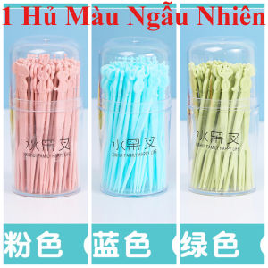 Bộ 50 Nĩa Nhựa Ăn Trái Cây Thiết Kế Dễ Thương
