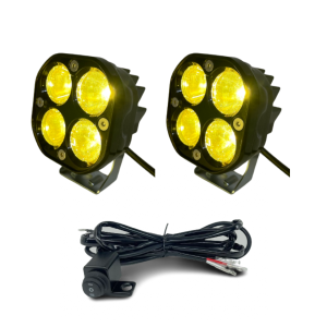 สปอร์ตไลท์ สว่างตาแตก 40W ไฟสปอร์ตไลท์รถยนต์ ไฟหน้ารถ LED SPOT BEAM US 40W(801508)