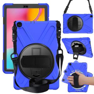 Galaxy Tab A9 Plus CaseHeavy Duty Rugged Shockproof Protective Case with 360 Rotate Kickstand/Hand Strap and Shoulder Strap for Samsung Tab A11 Plus/A11/S11/S10 Lite/S10 FE/S9 FE/Tab S9 S8 S7 S6 Lite A8 A7 Lite Tab A 10.1 2019