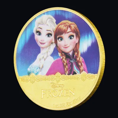 (READY STOCK ) Tooth fairy gold Coin Disney Medal Boys Girls Encouragement Reward Gift 牙仙子金币(FREE BAG)