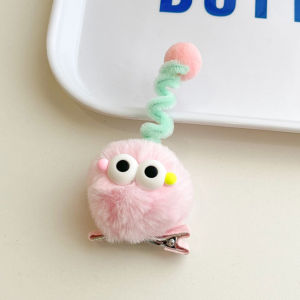 Zaman Now - Hairclip Boneka Antena Lucu / Jepit Rambut Bulu Lembut / Jepit Rambut Boneka Bulu Anak