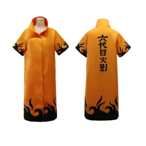 Naruto 6th 7th Leaf Village Hokage Naruto Uzumaki Namikaze Minato Cosplay Costume Halloween Party Cloak