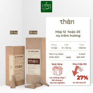 Nụ Trầm Hương Yên Loại Thân Tâm Tuệ Sạch Tự Nhiên Ít Khói An Toàn Dùng Thiền Thờ Cúng Thư Giãn