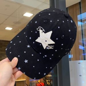 MAYIT Chu vi vòng đầu từ 55cm đến 59cm. Mũ bóng chày họa tiết ngôi sao. Mái mềm Giảm béo Mũ đôi phong cách thường ngày Đa năng Có thể điều chỉnh. Mũ lưỡi trai cotton Dành cho phụ nữ.